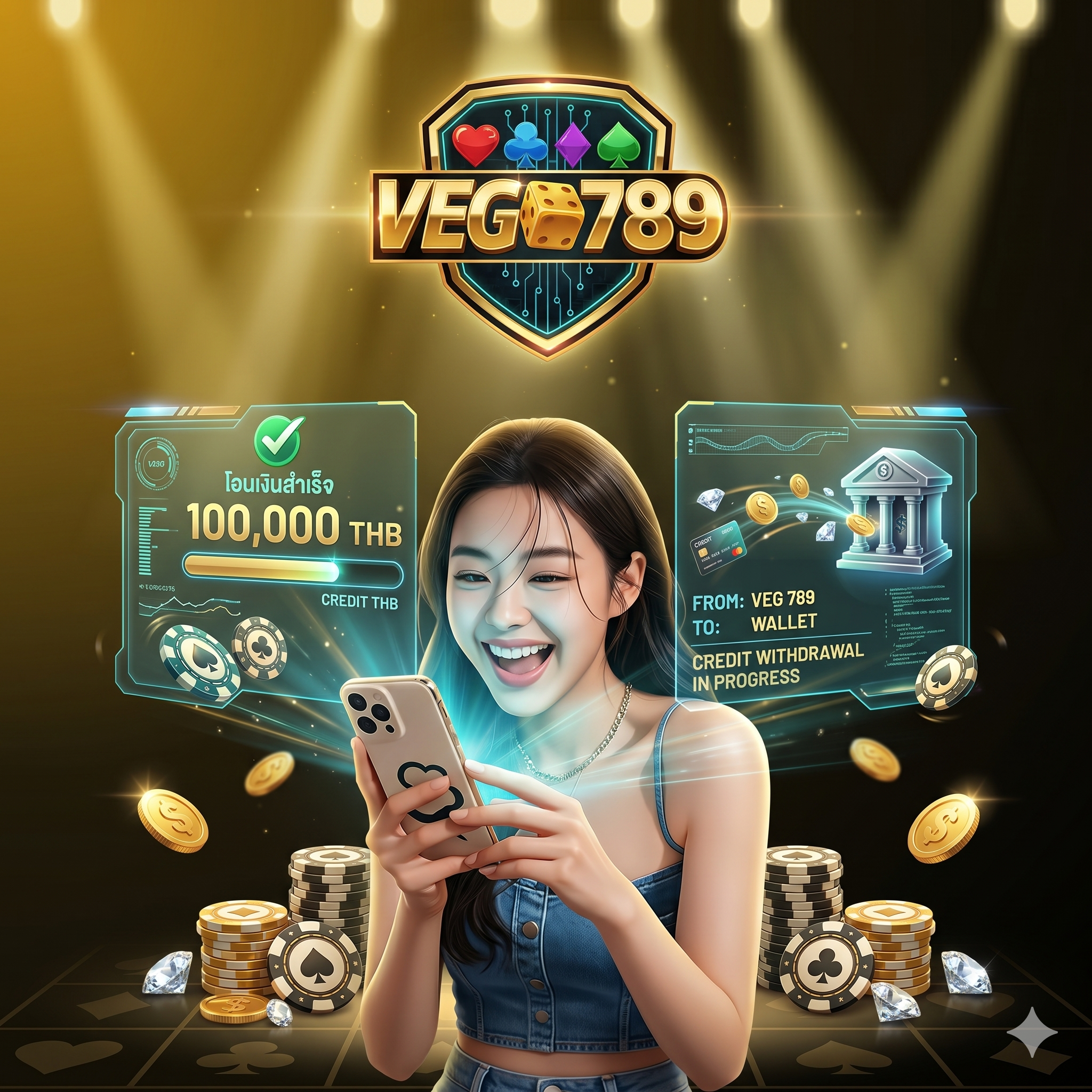 ถอนเงิน vego789